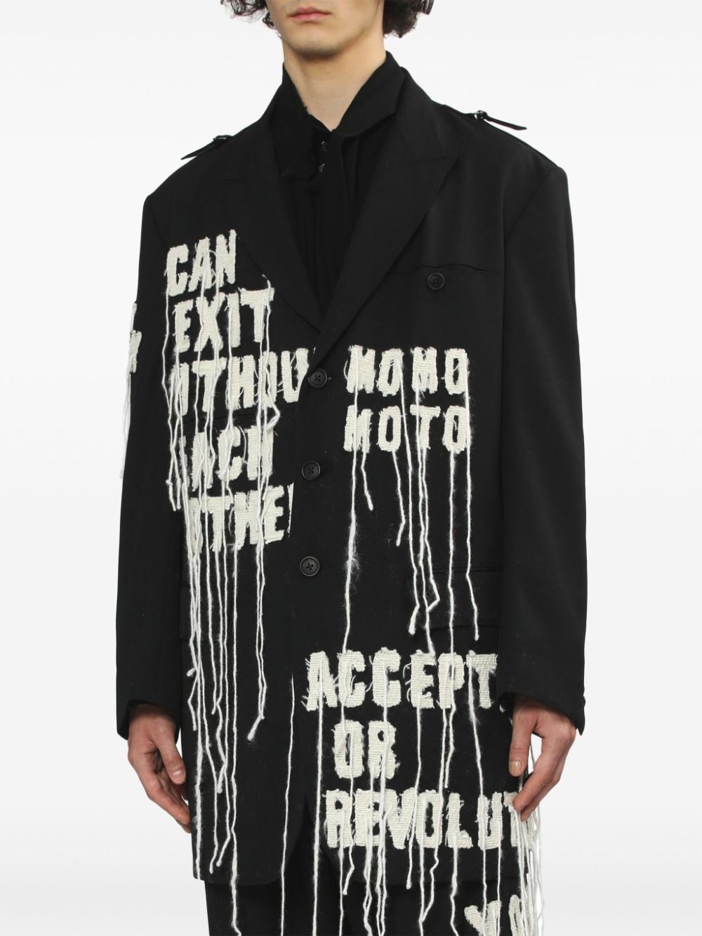 INDIAN JACQUARD PRINT BAGGY PANTS – THE SHOP YOHJI YAMAMOTO