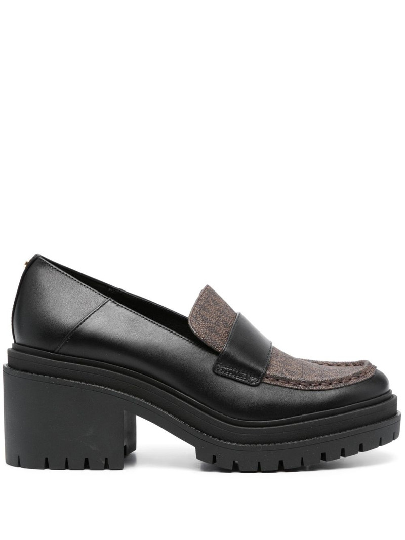 Rocco 75mm monogram-print loafer 1