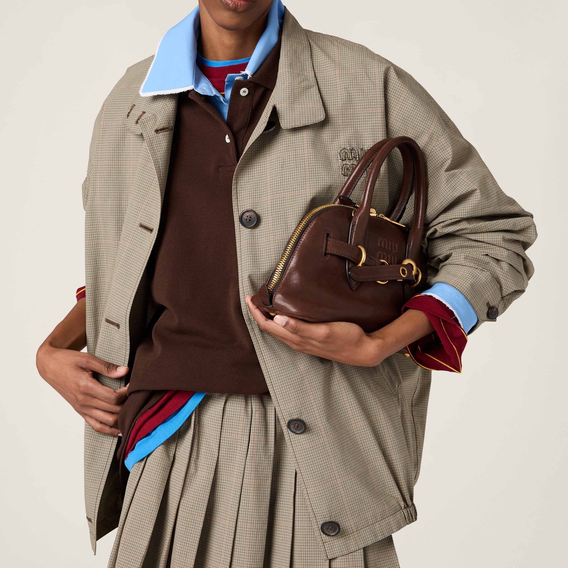 Technical check blouson jacket - 4