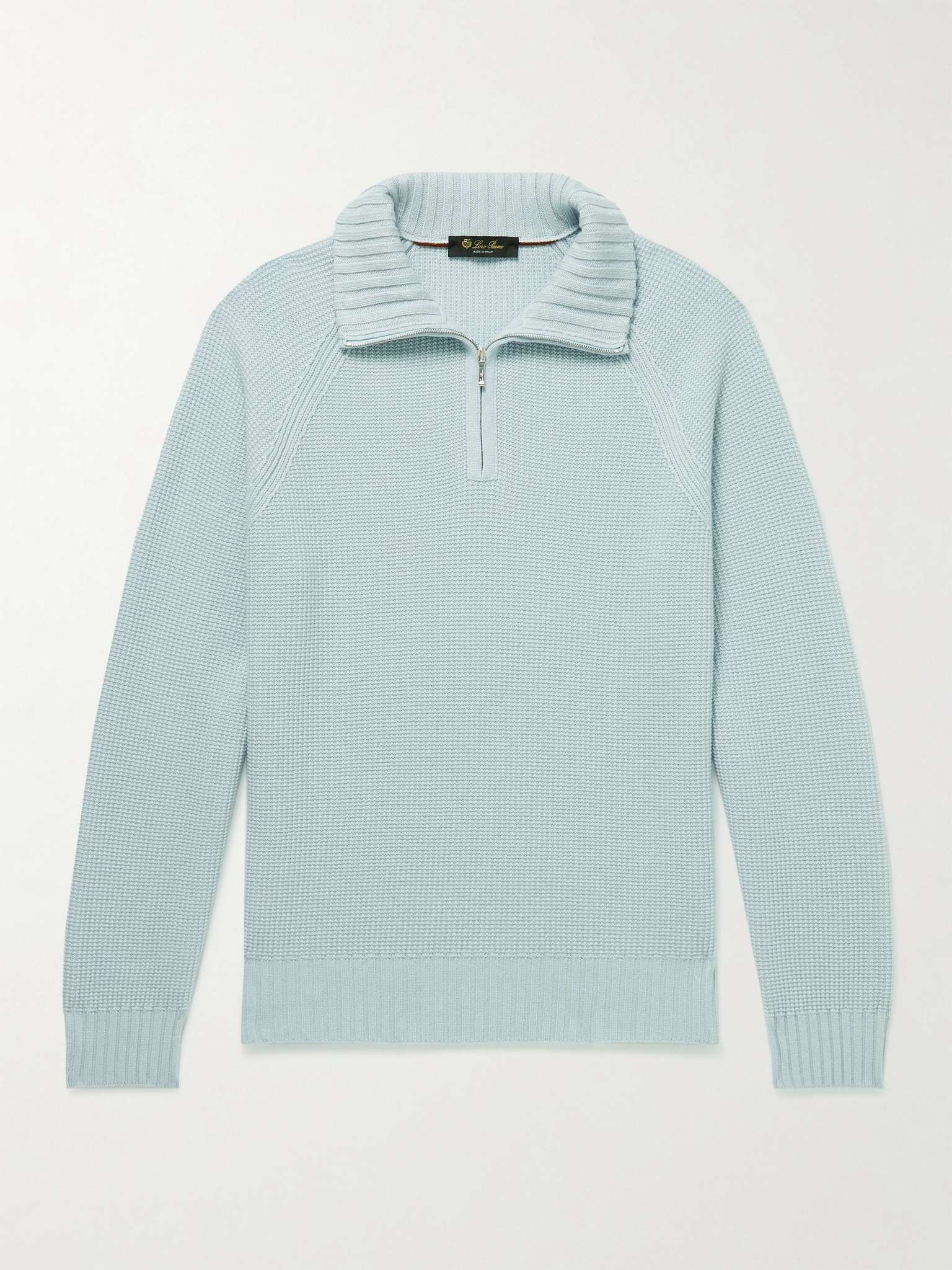 Roadster Mezzocollo Half-Zip Cashmere Sweater - 1