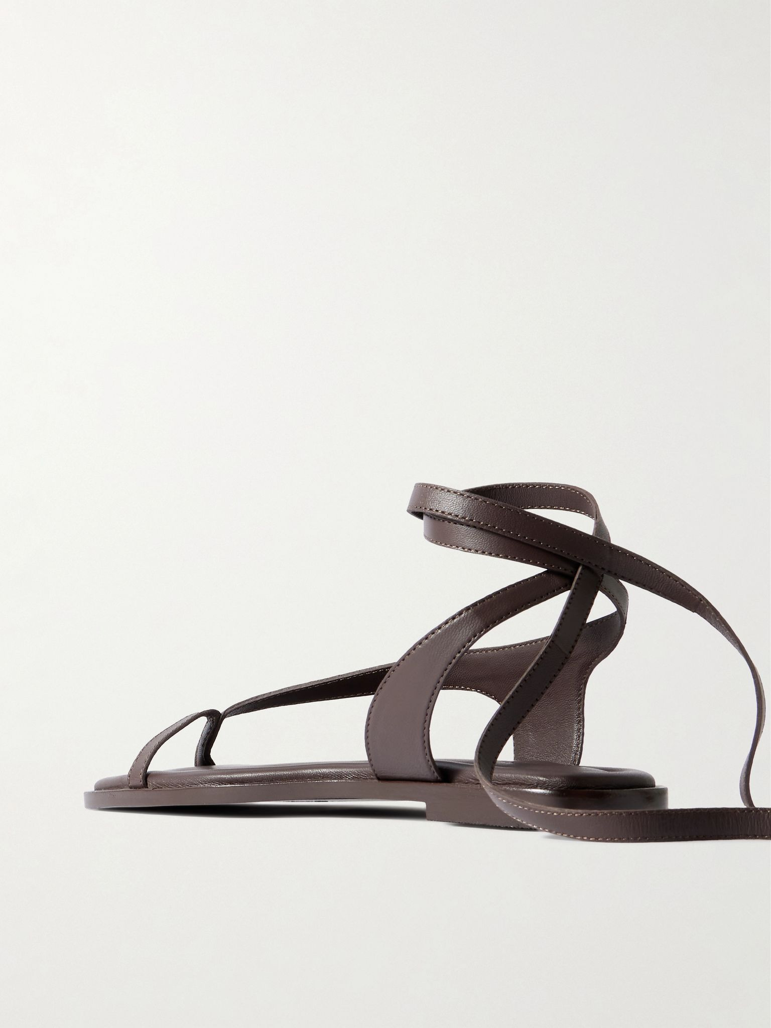 Heidi leather sandals Brown - 3