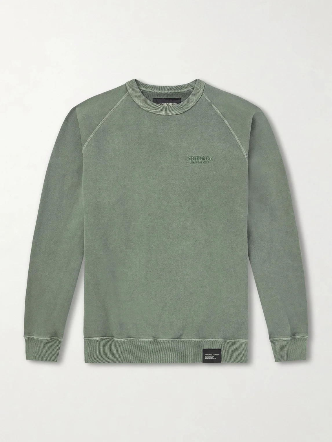 Cotton Pigment Dyed Sweatshirt - 1