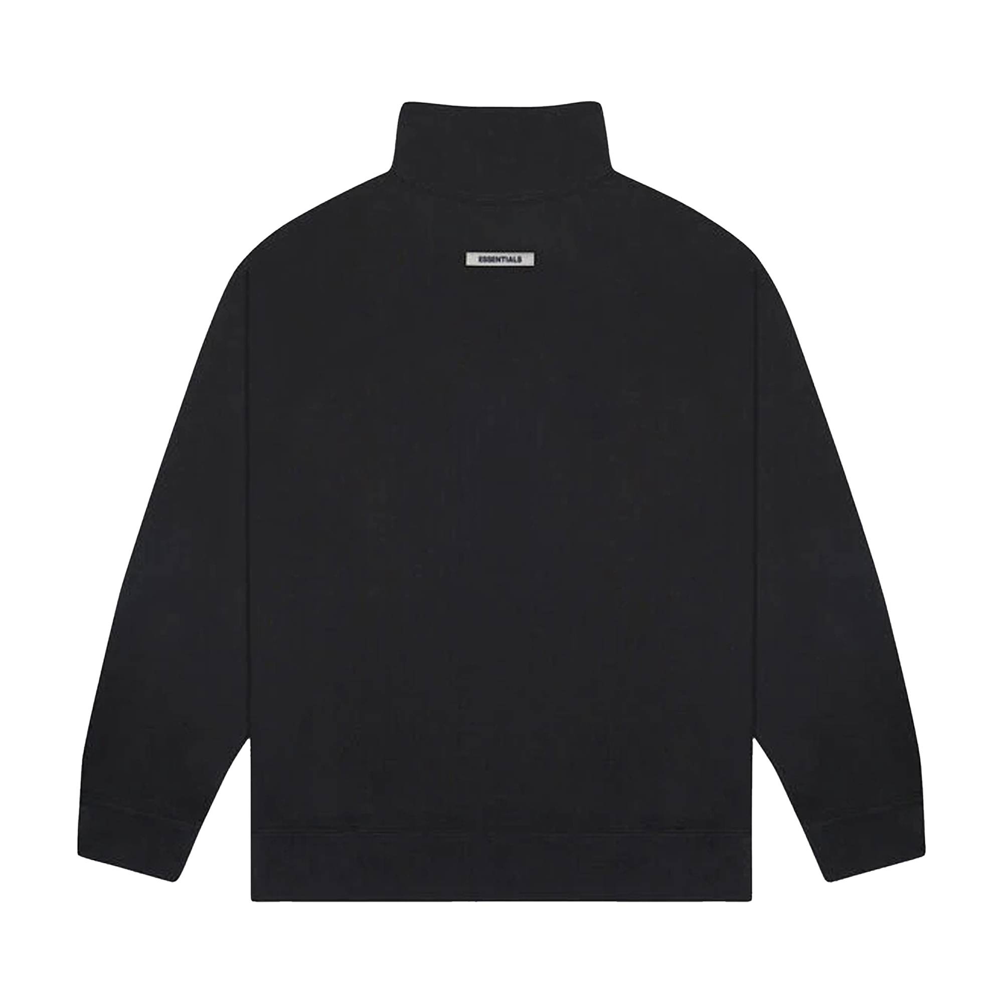 Fear of God Essentials Mock Neck Sweatshirt 'Black' - 2