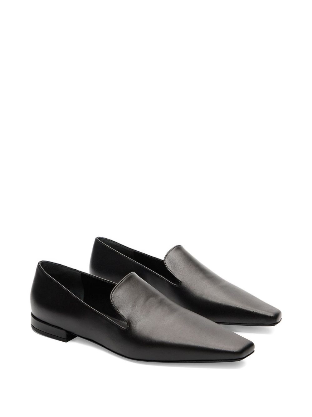 Carole Lds leather square-toe loafers - 2