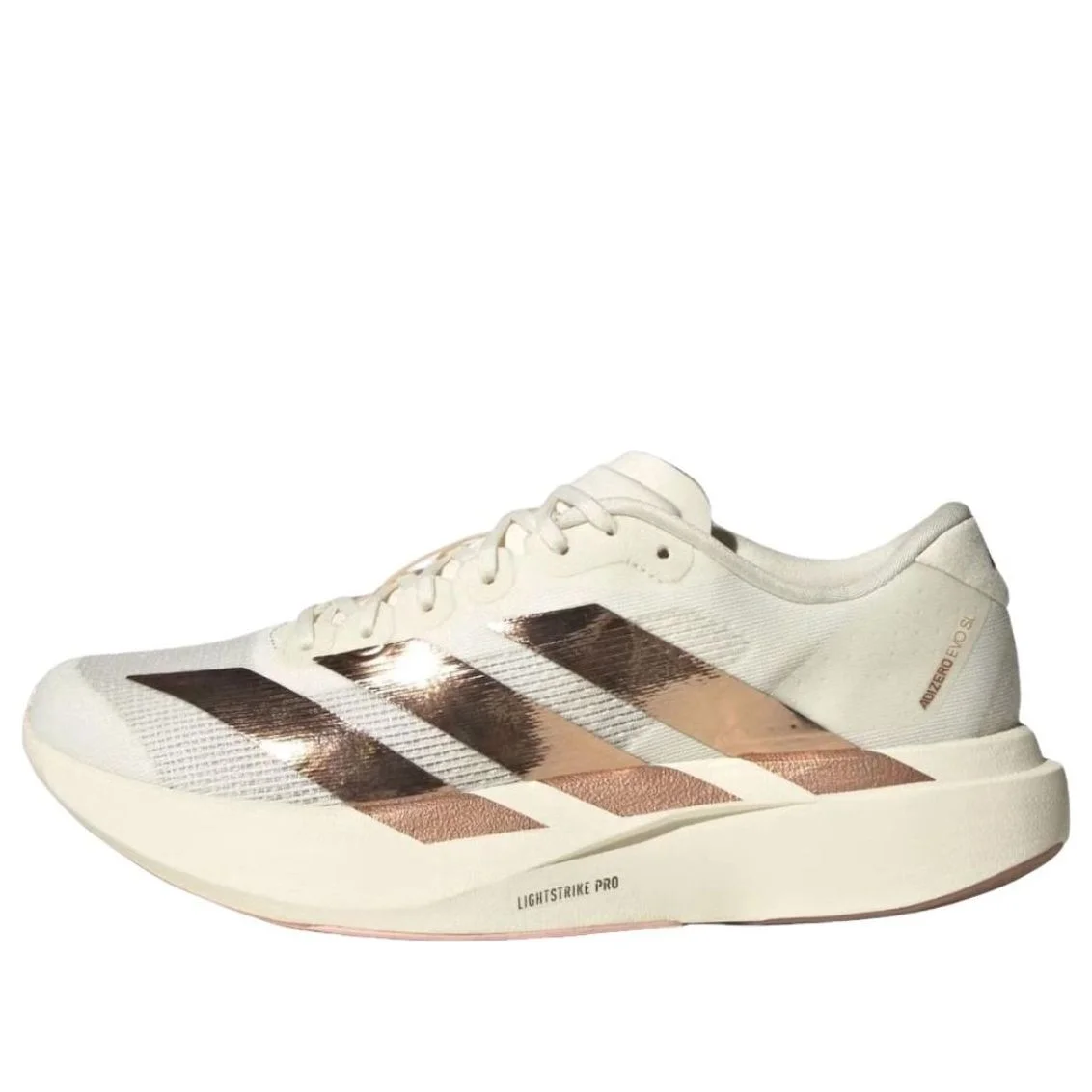 (WMNS) adidas Adizero Evo SL 'Metallic Stripes Off White Copper' KK1950 - 1