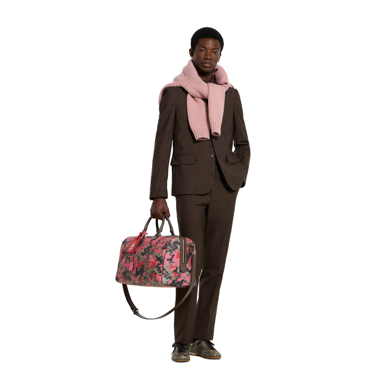 GUCCI GG houndstooth wool jacquard pant outlook