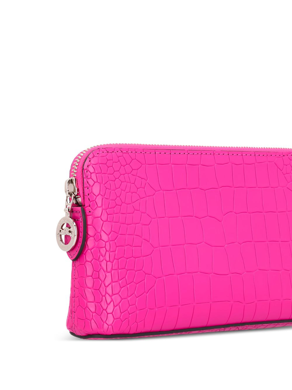 crocodile-effect clutch bag - 3