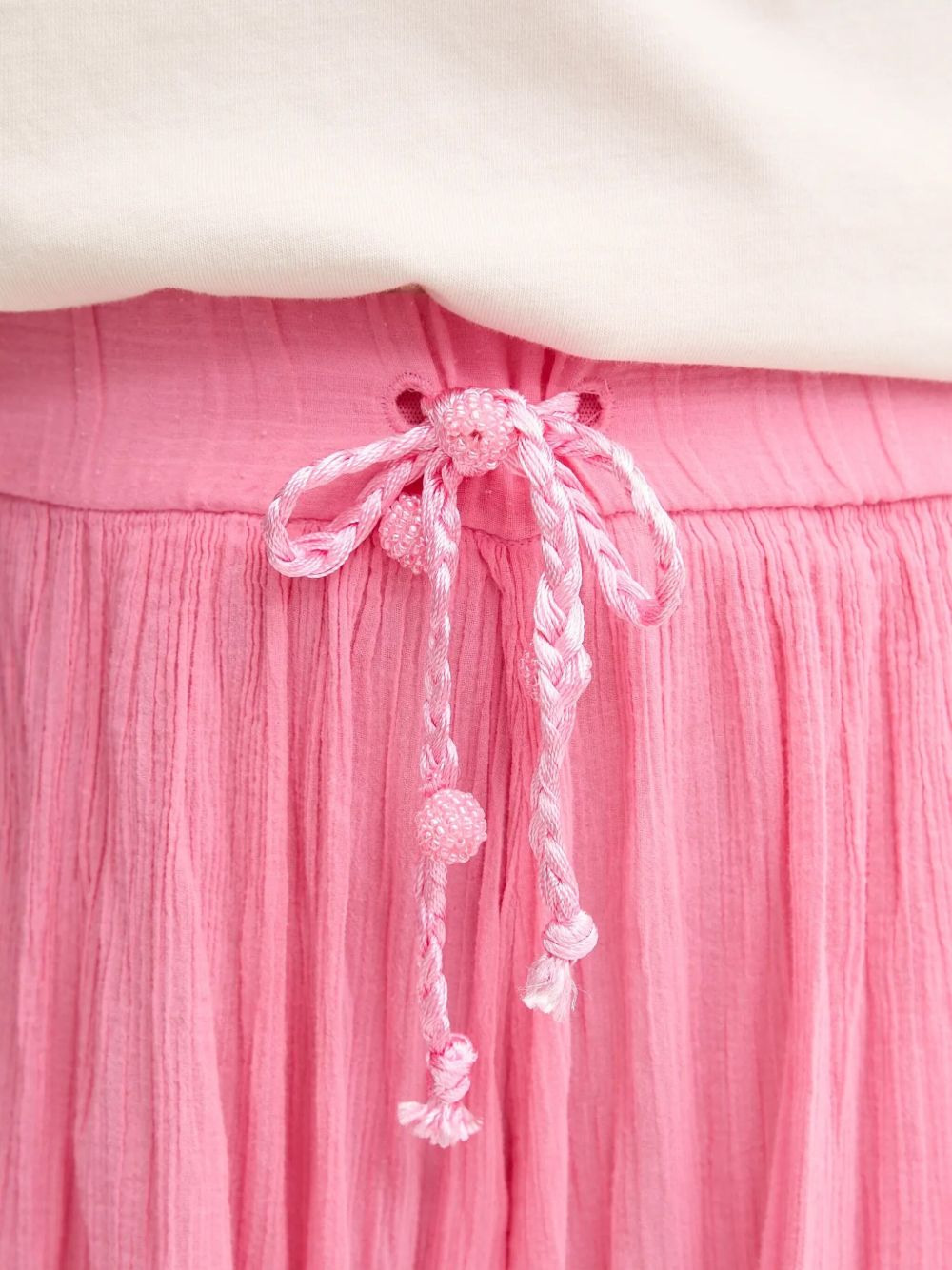 drawstring ombre trousers - 4