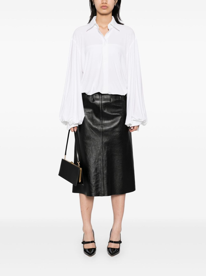 NORMA KAMALI puff-sleeves shirt outlook