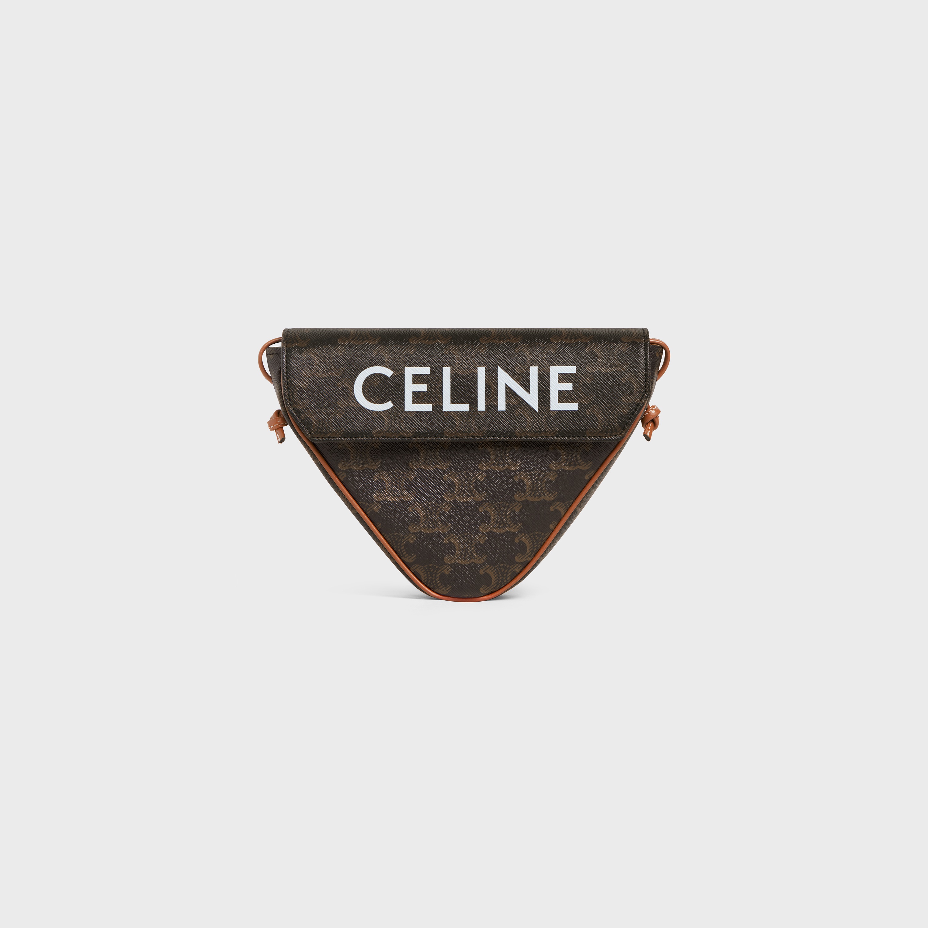 triangle bag in Triomphe Canvas with Celine print - 1