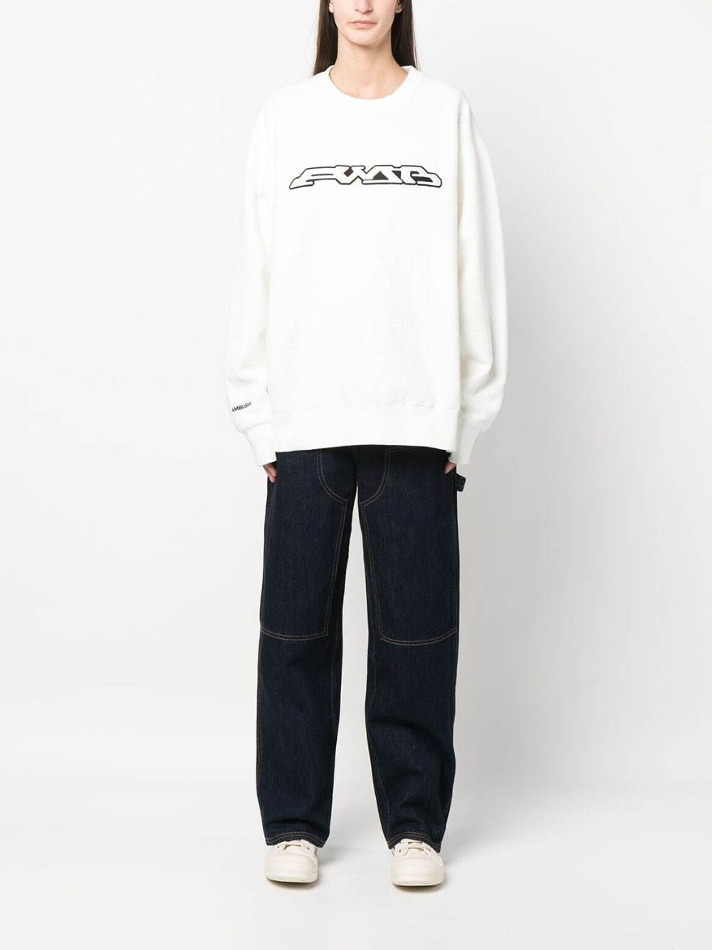 logo-print long sleeves sweatshirt - 3