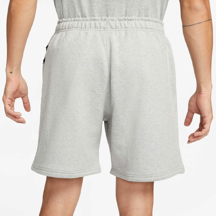 Nike Solid Color Logo Straight Loose Casual Shorts Unisex Gray DV3056-063 - 5