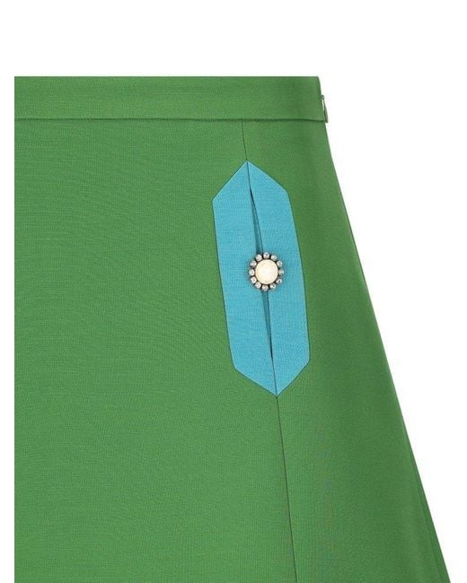 CREPE COUTURE SKIRT - 3