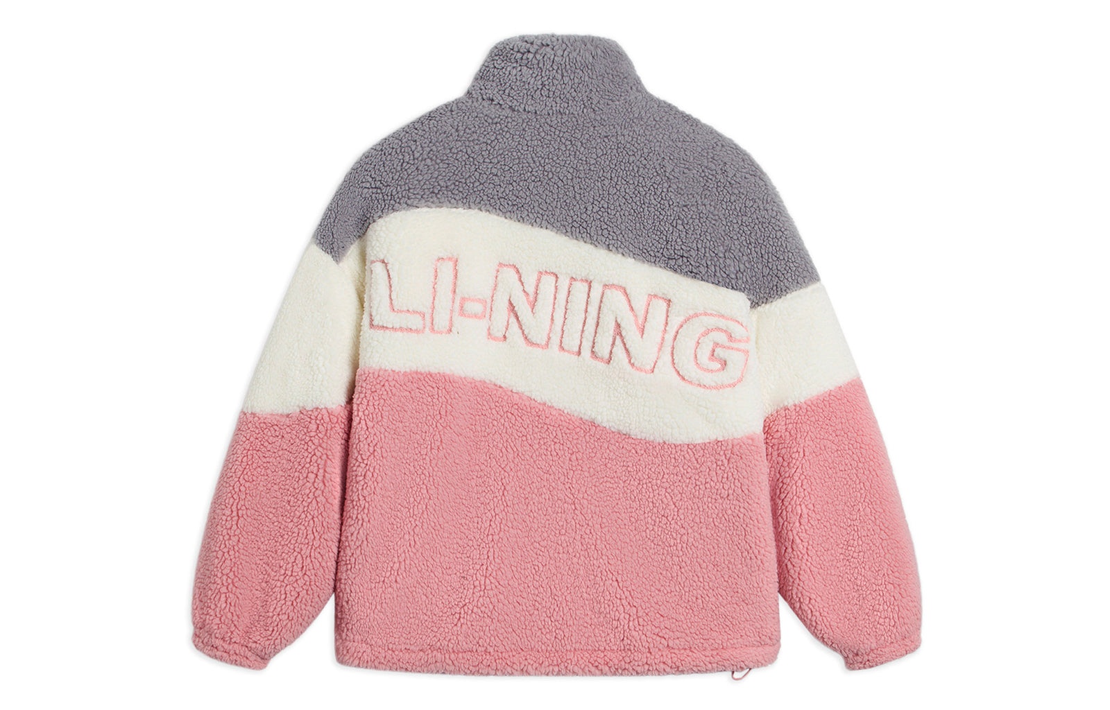 Li-Ning Embroidered Color Block Polar Fleece Jacket 'Multi-Color' AFDSD23-3 - 2