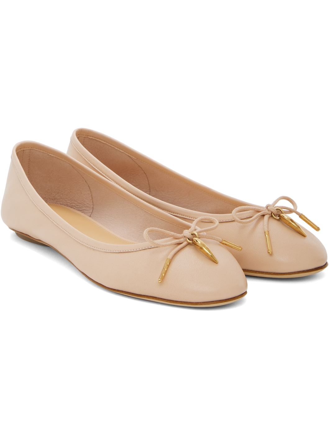 Pink Iris Ballerina Flats - 4