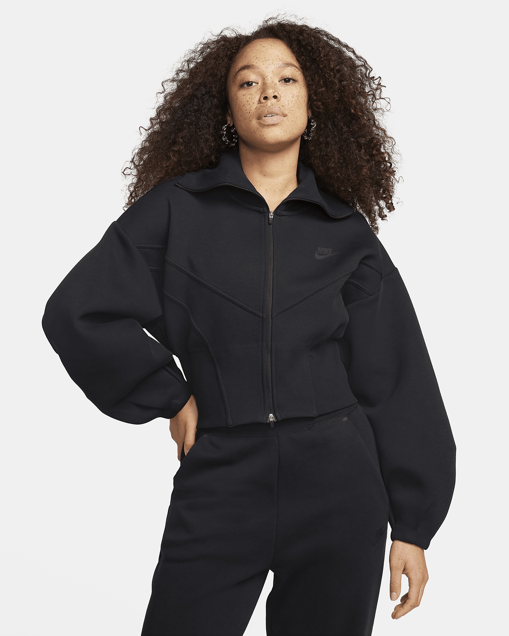 Nike Sportswear Tech Fleece Women's Loose Full-Zip Track Jacket - 1