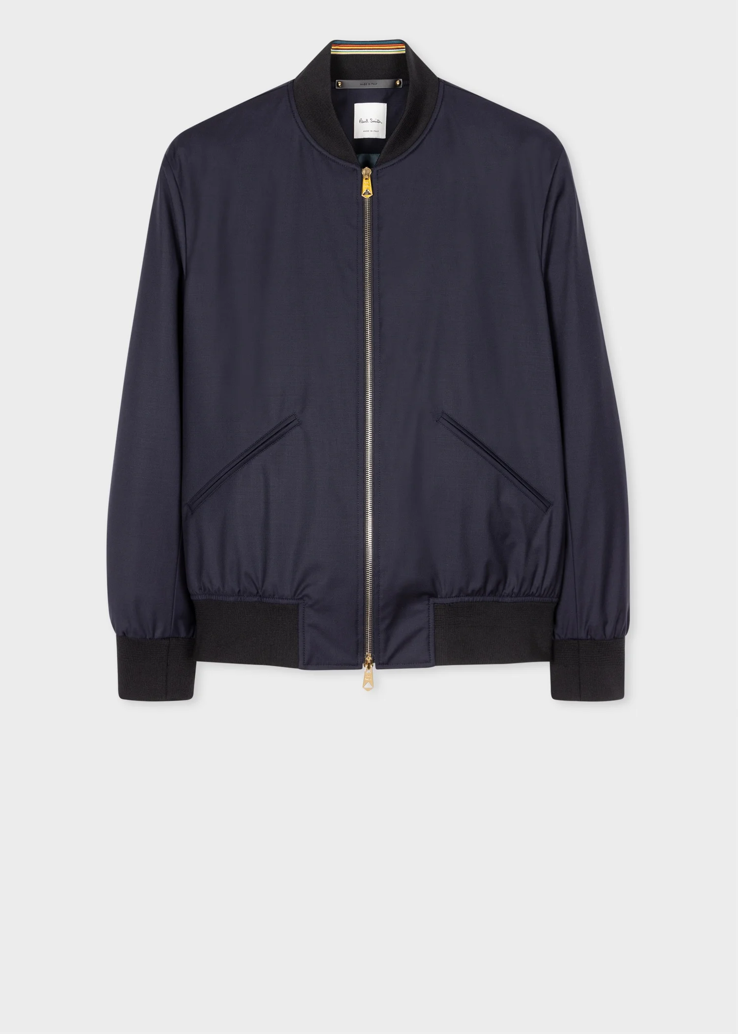 'Storm System' Wool Bomber Jacket - 1