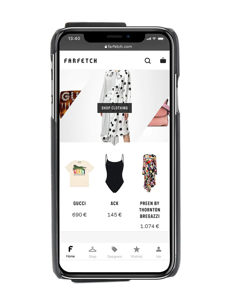 Valentino Rockstud iPhone X case outlook