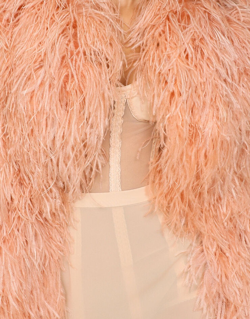 Ostrich feather bolero jacket 5