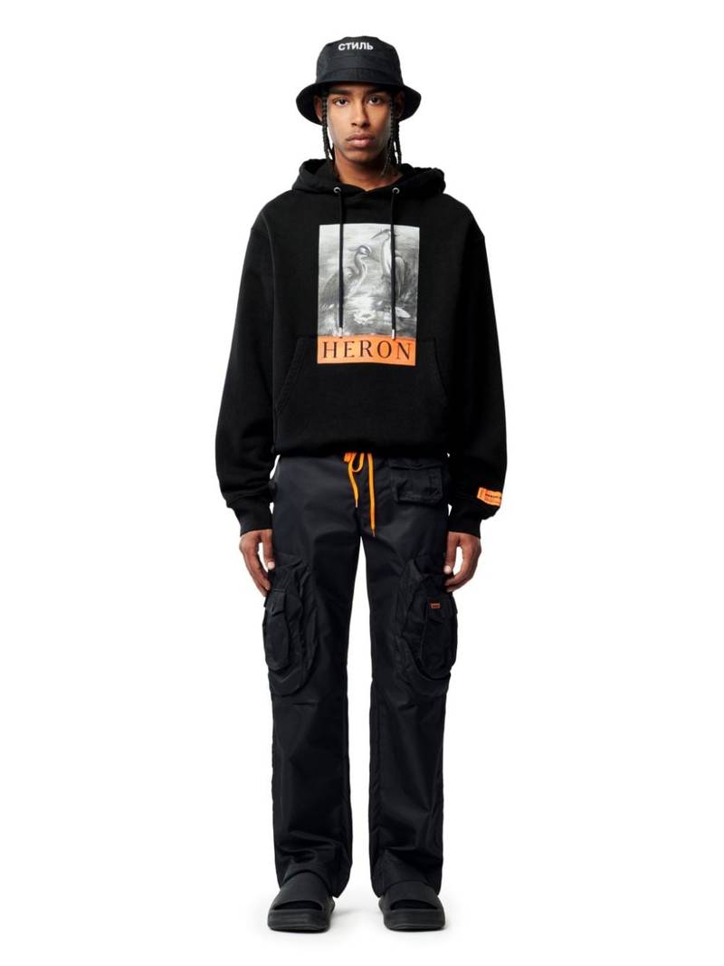 Heron Preston NF HERON BW HOODIE outlook