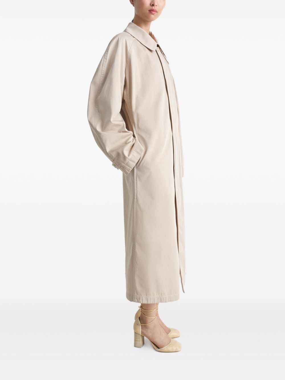 stand-up collar coat - 3