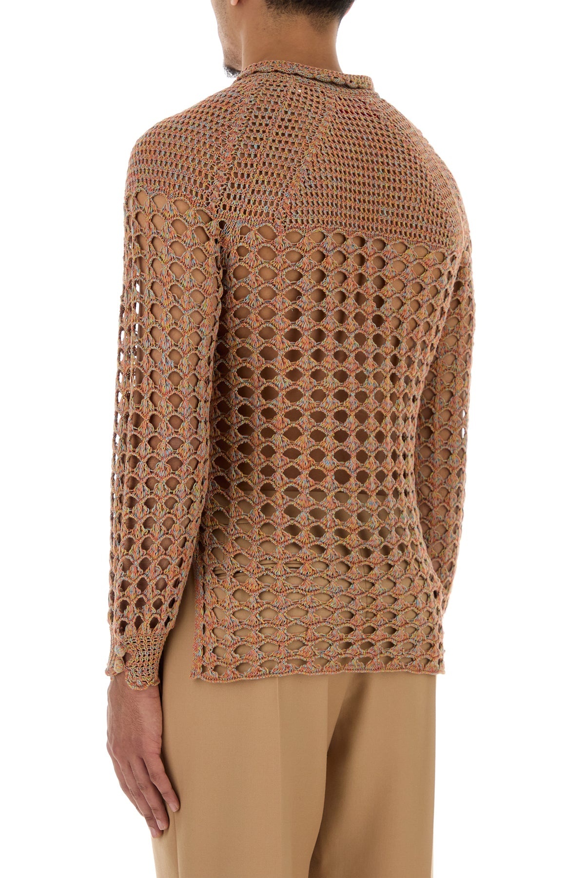 Multicolor crochet sweater - 4