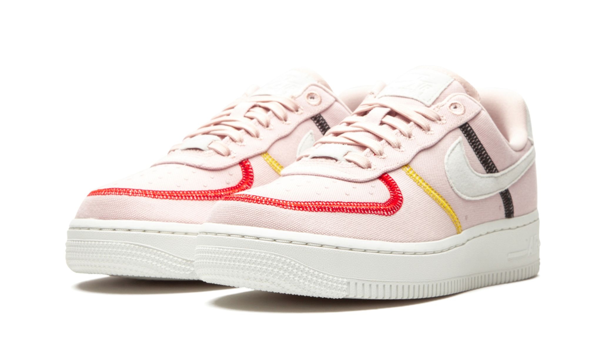WMNS Air Force 1 "07 LX "Stitched Canvas - Silt Red" - 2