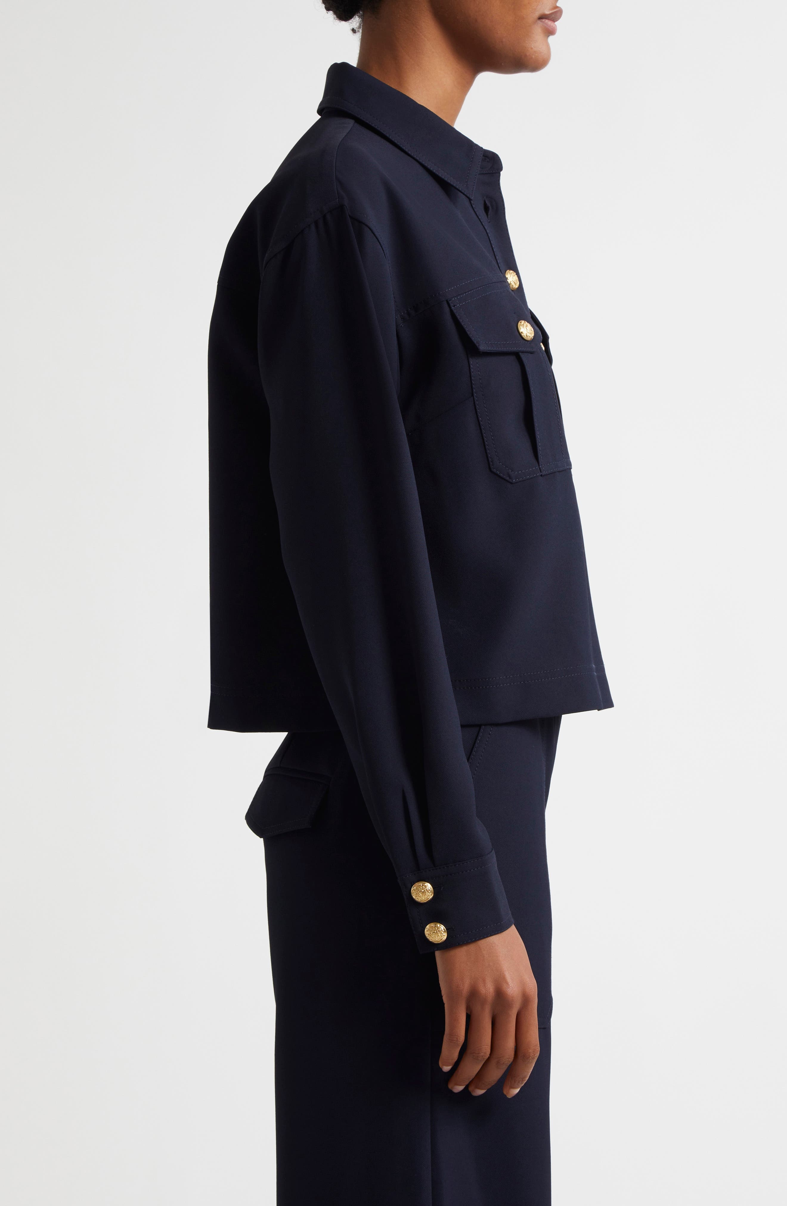 Veronica Beard Colvin Top in Navy at Nordstrom - 4