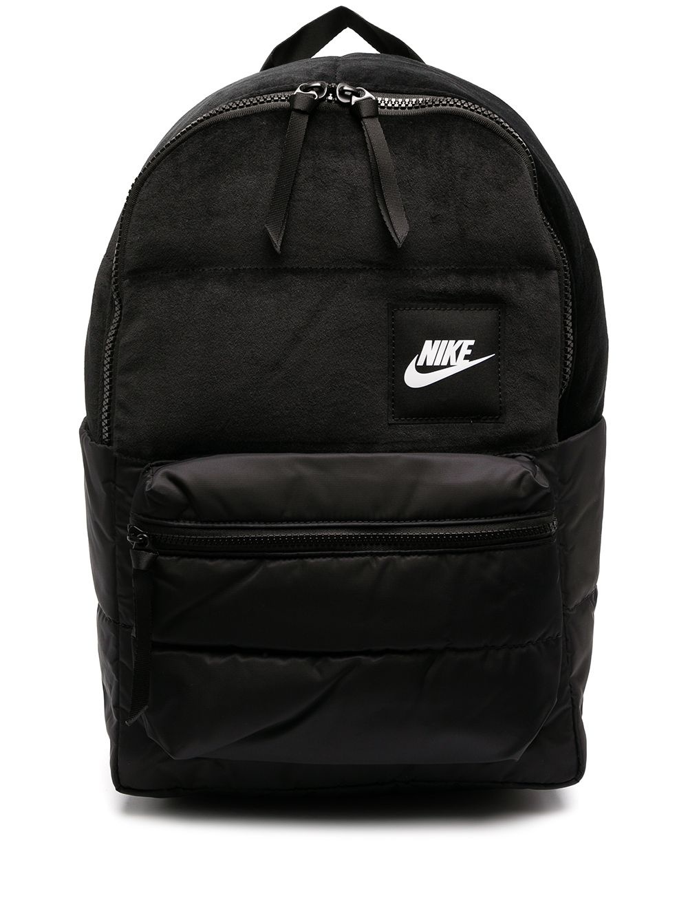 velour panel backpack - 1