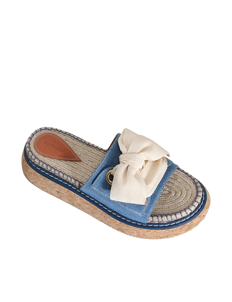 BOW FLATFORM ESPADRILLE 7