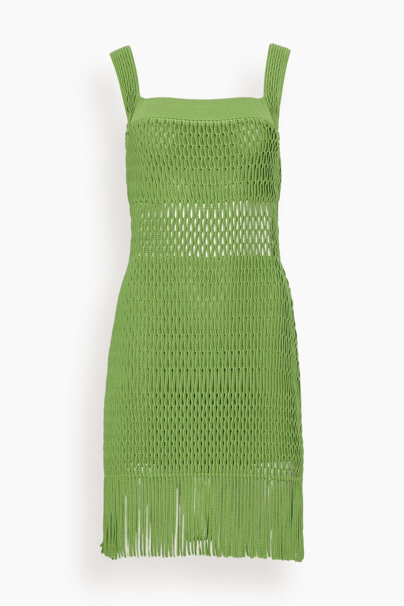 Lyria Mini Dress in Kiwi - 1