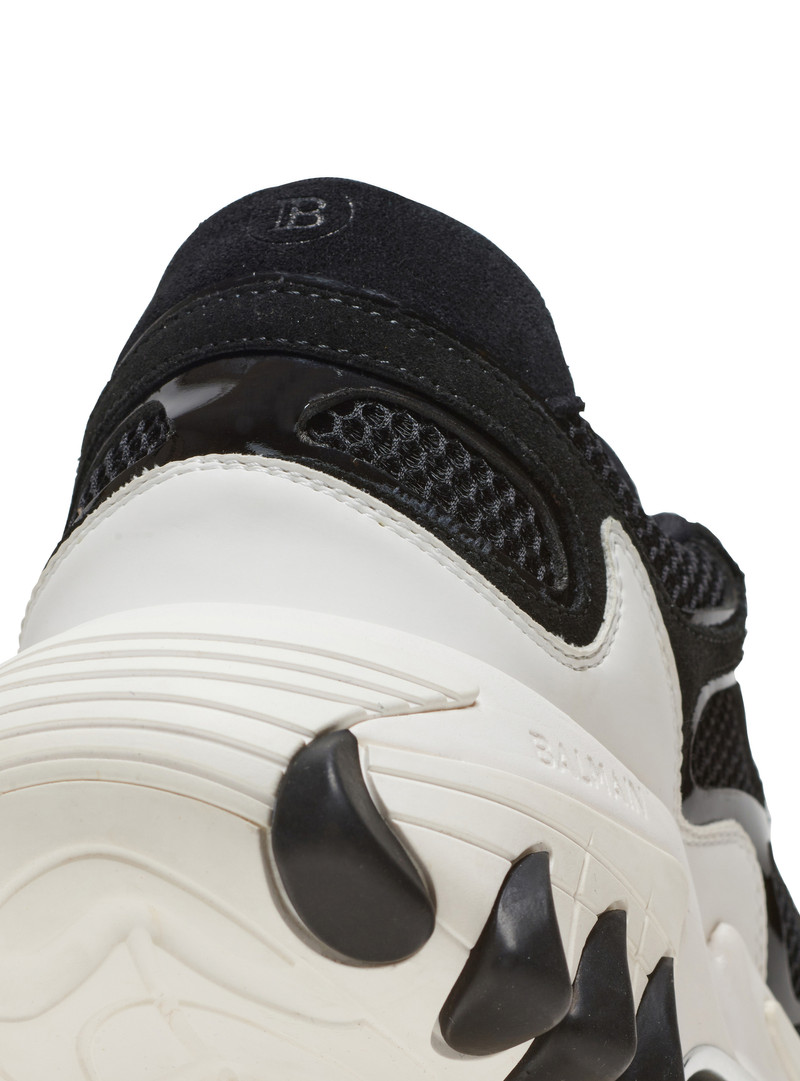 Balmain B-East trainer in leather, suede and mesh outlook