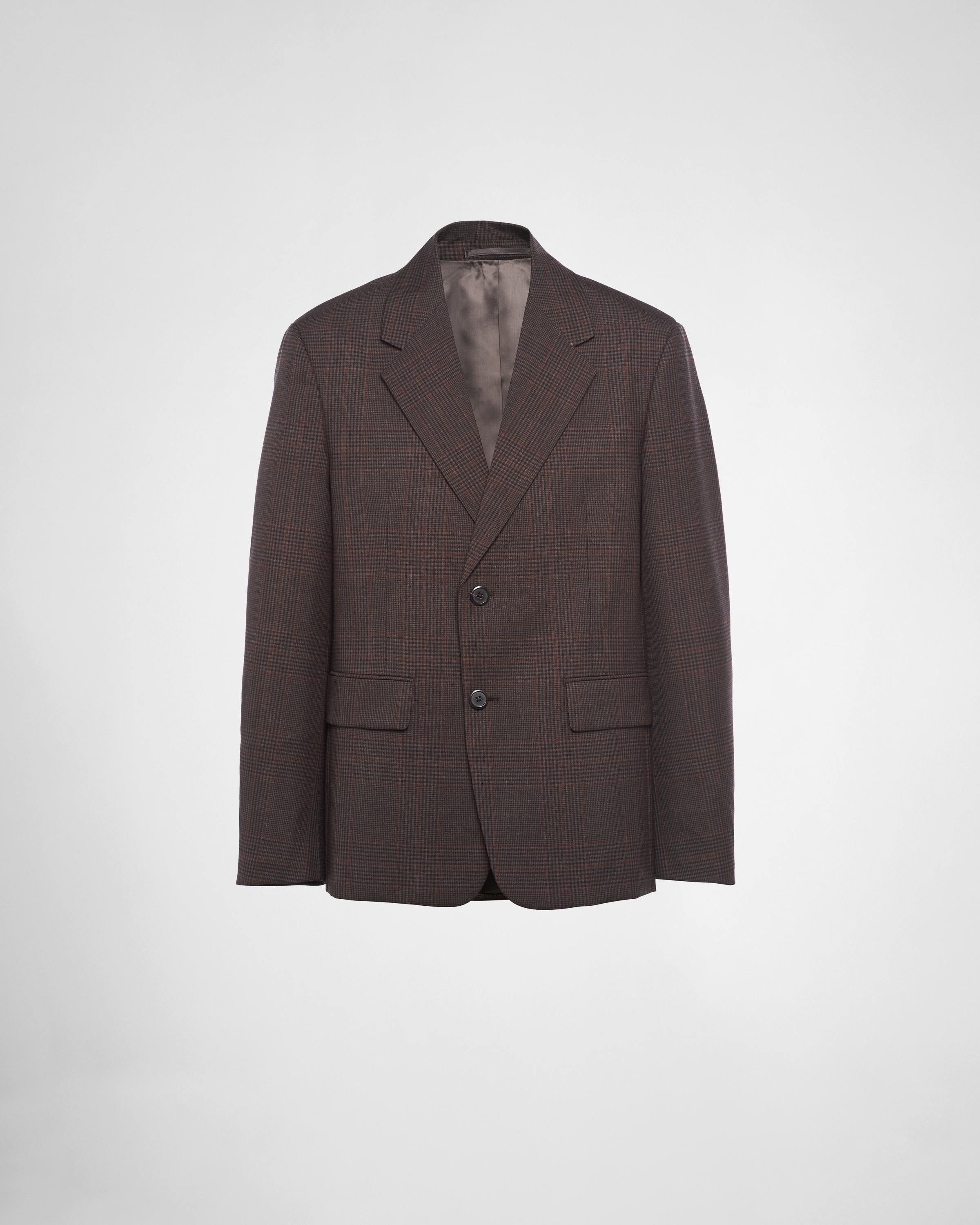 ジャケット PRADA SINGLE-BREASTED PRINCE OF WALES WOOL JACKET 20522299_50482972_600.jpg