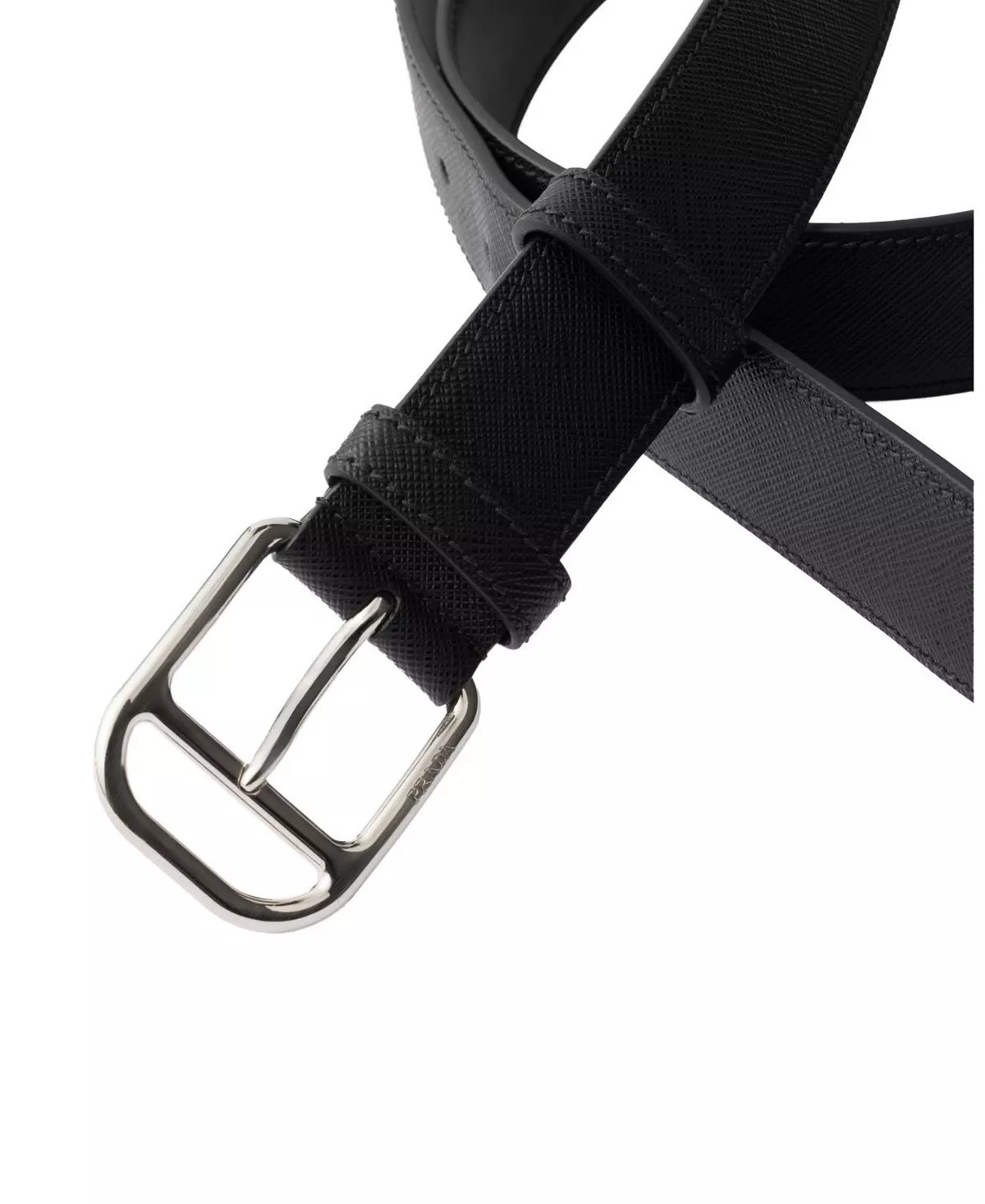 Saffiano Leather Belt - 3