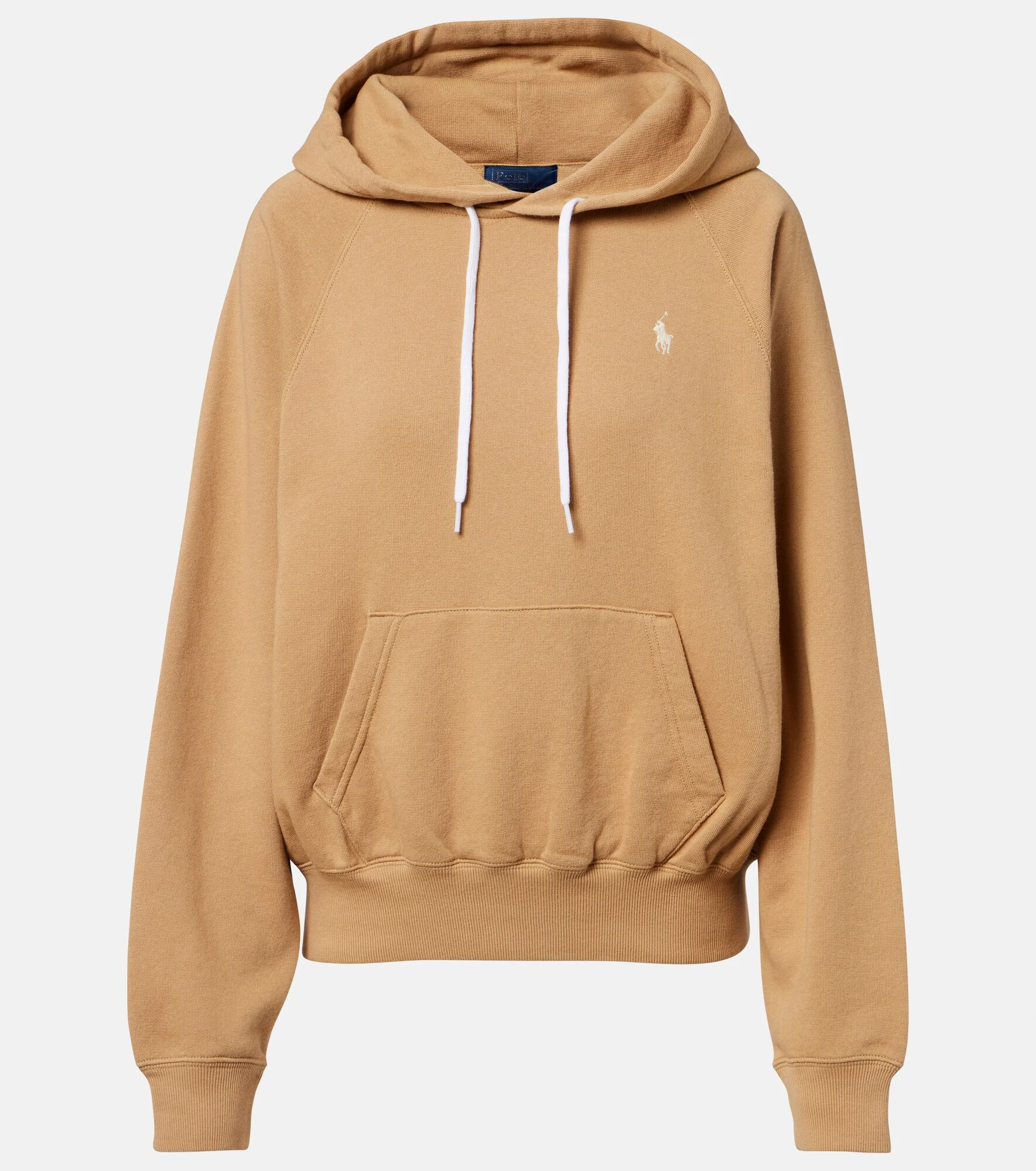 Cotton-blend jersey hoodie - 1