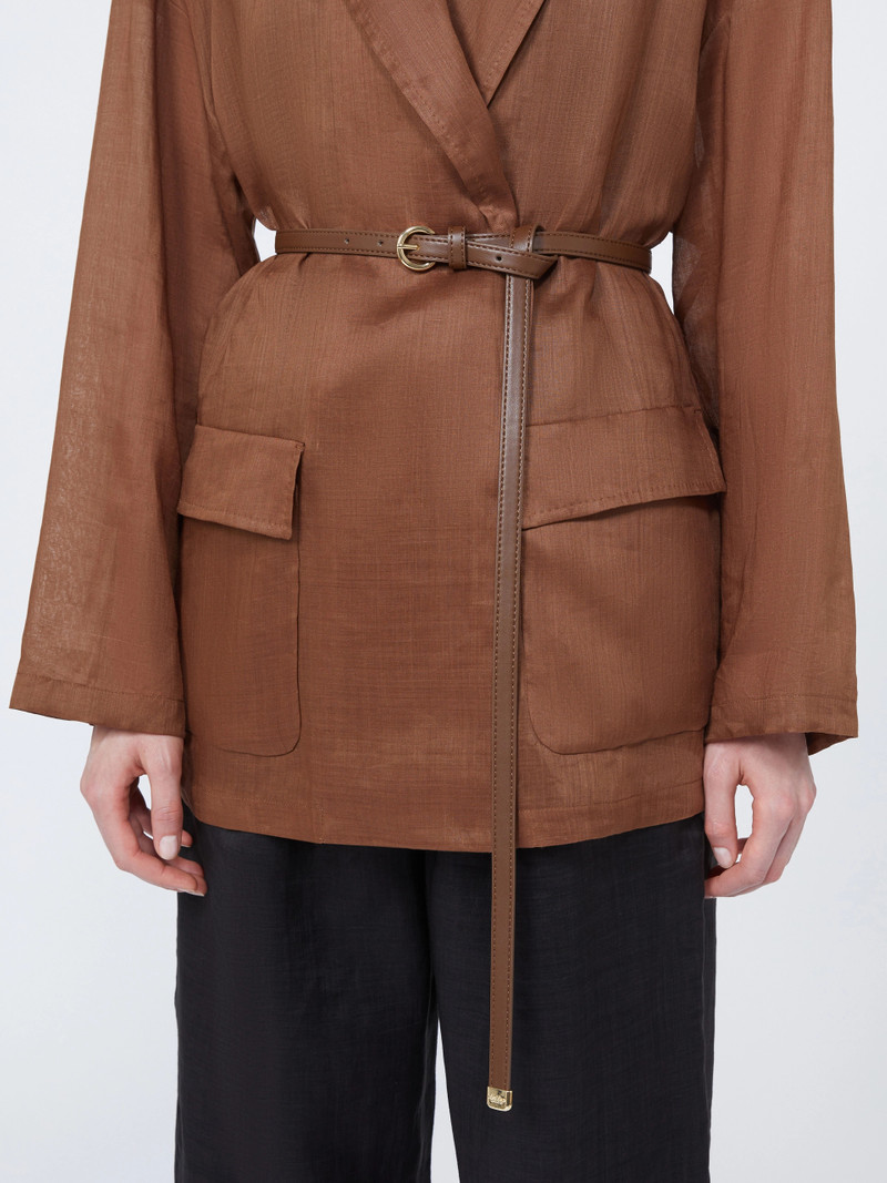 FATTO Ramie canvas jacket - CLAY 6