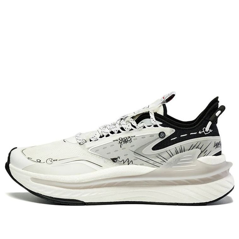 Li-Ning Beyond 6 '표준 화이트 블랙' AGLS015-4 - 1