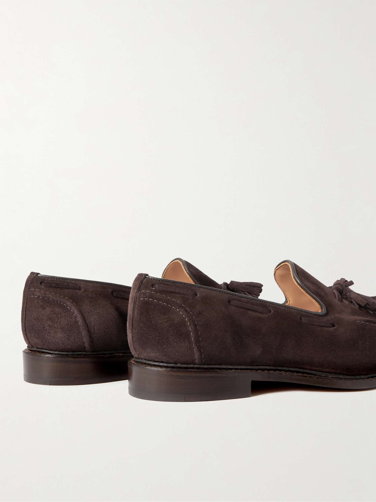 Elton Tasseled Suede Loafers - 4