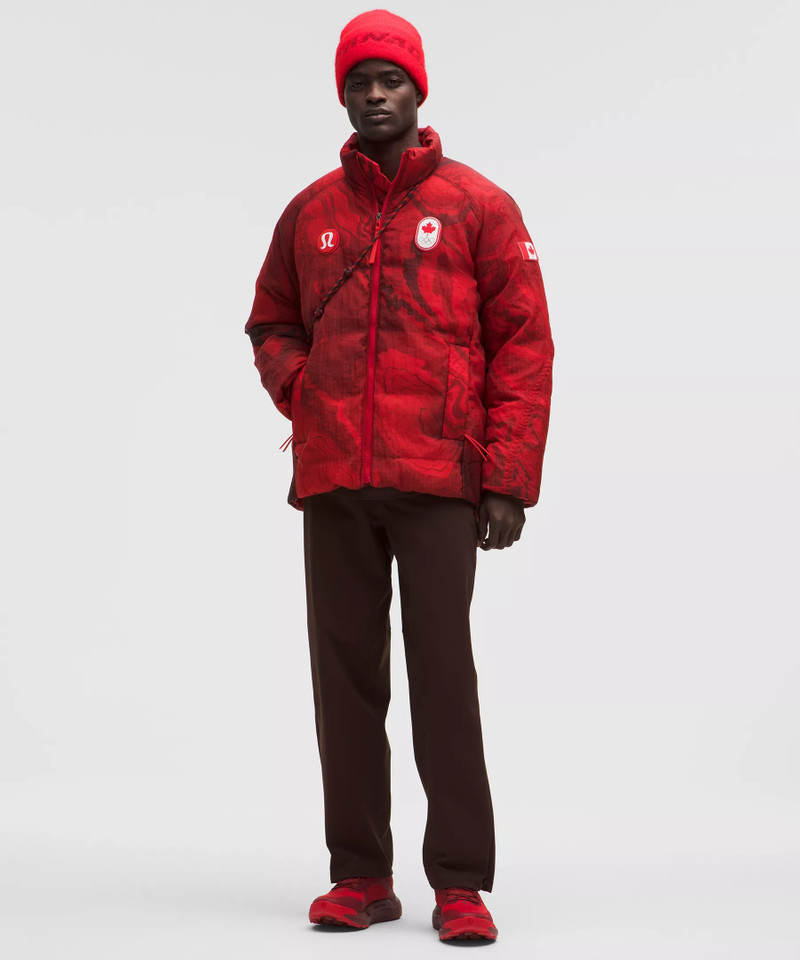 lululemon Team Canada Men's Wunder Puff Translucent 600-Down-Fill Jacket *COC Logo outlook