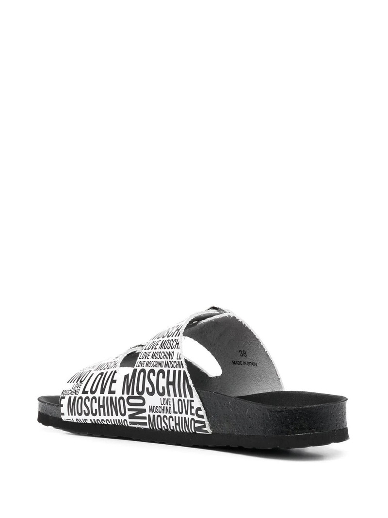 logo-print sandals 3