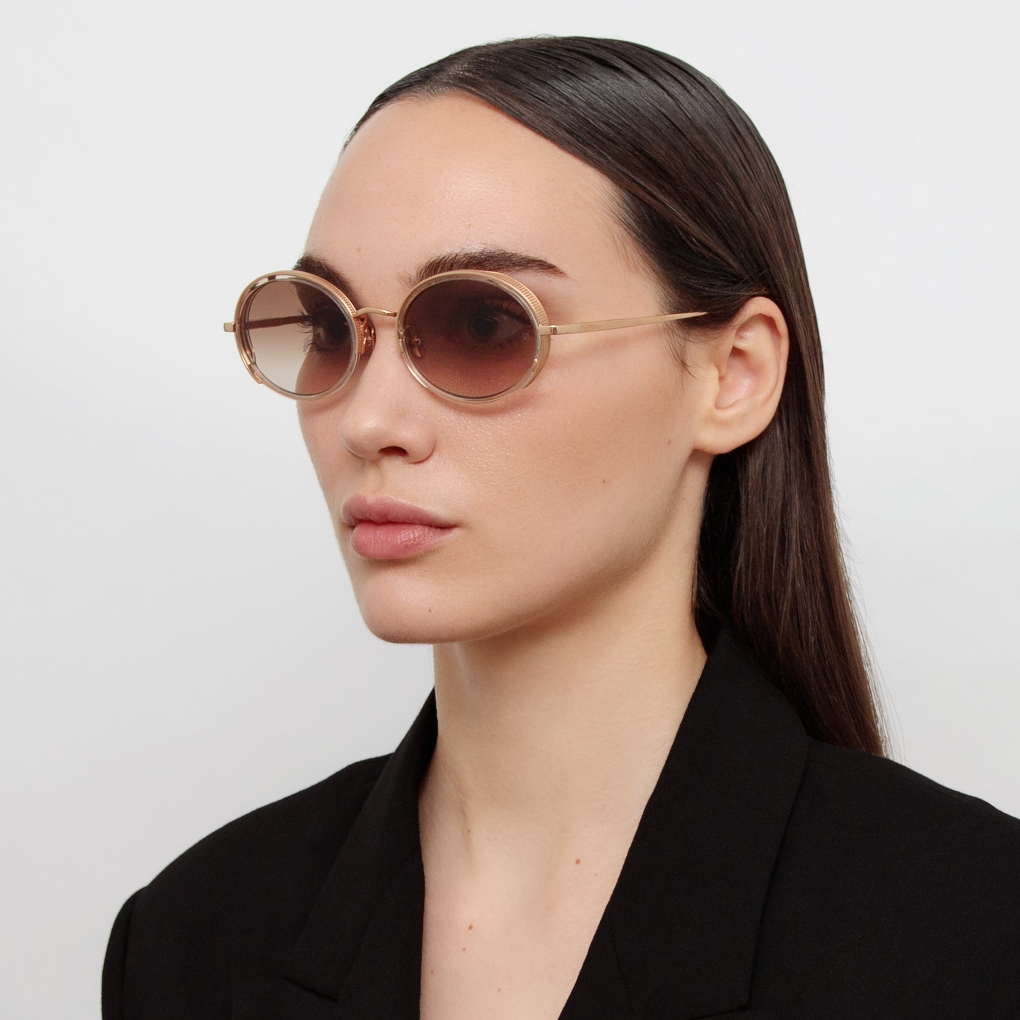Finn Sunglasses in Rose Gold - 3