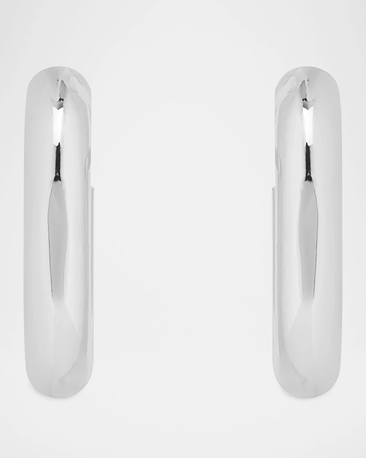 XL Chain-Link Hoop Earrings - 1