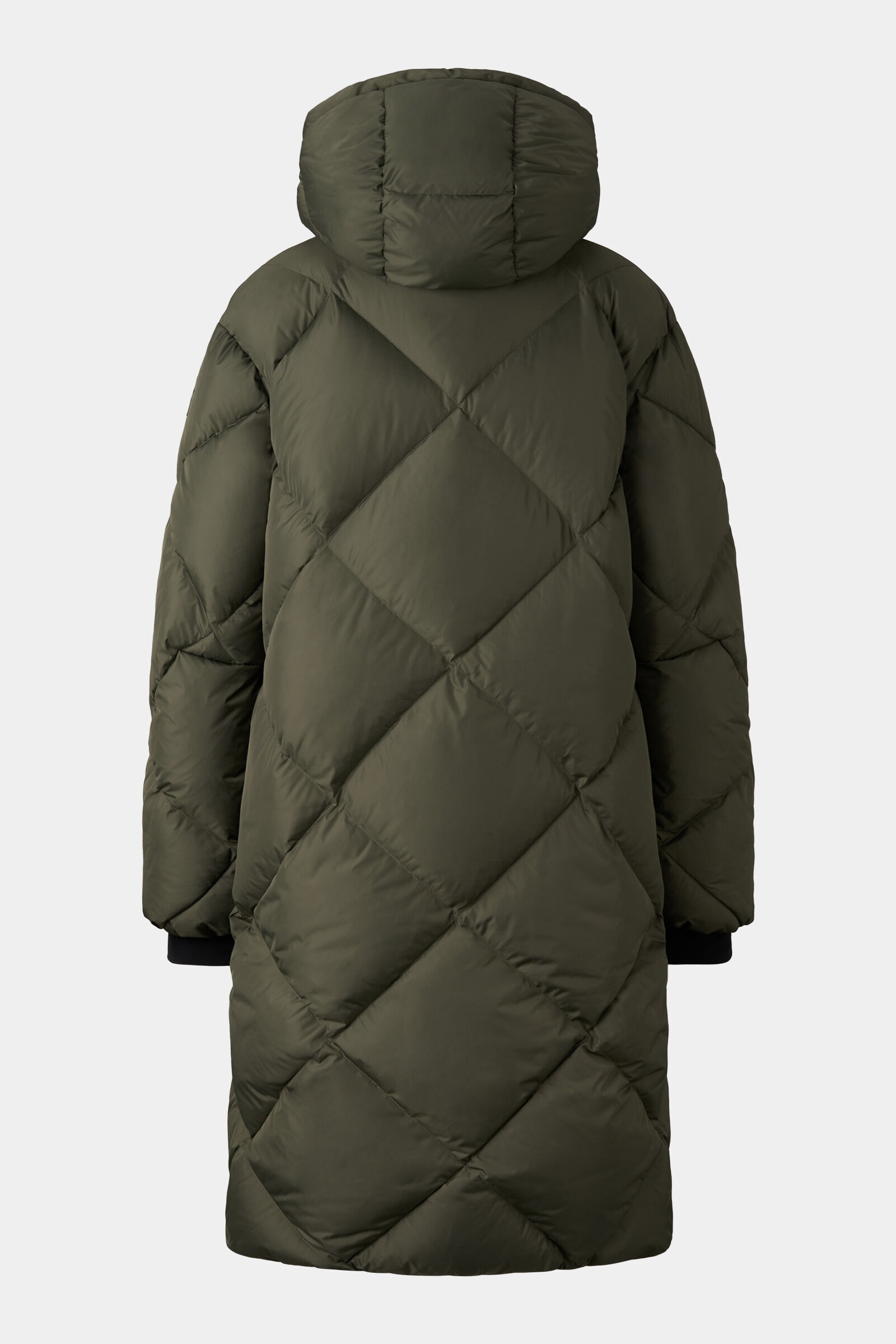 Beth quilted coat in Olive green - 3