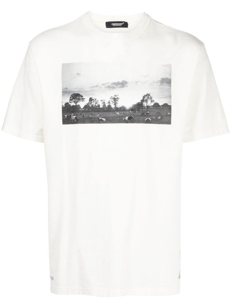 photograph-print cotton T-Shirt - 1