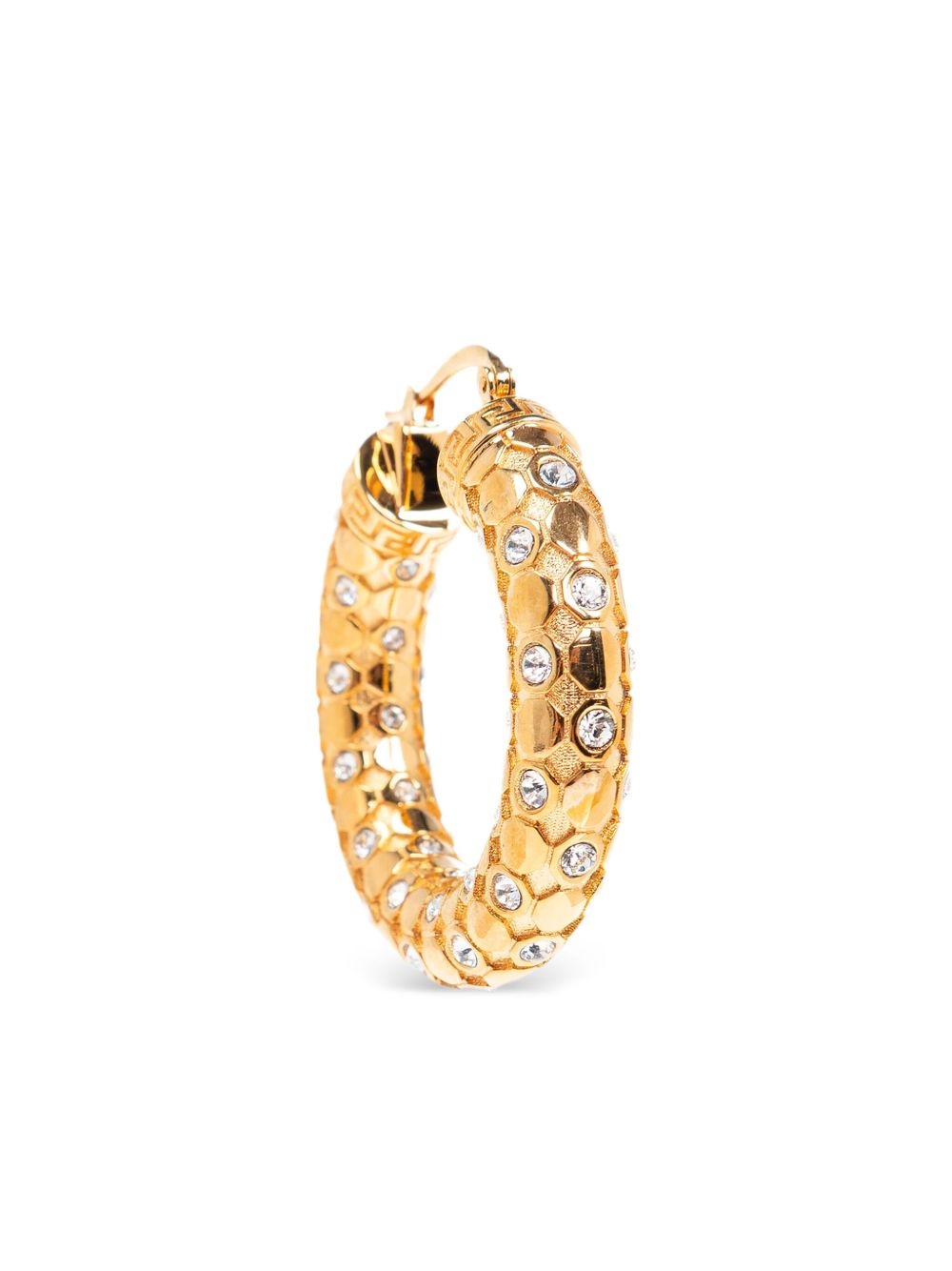 Greca-engraved hoops - 3