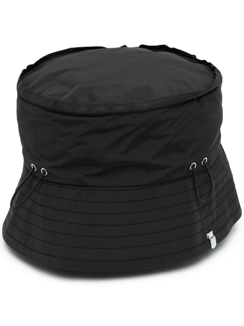 drawstring-fastening bucket hat - 1