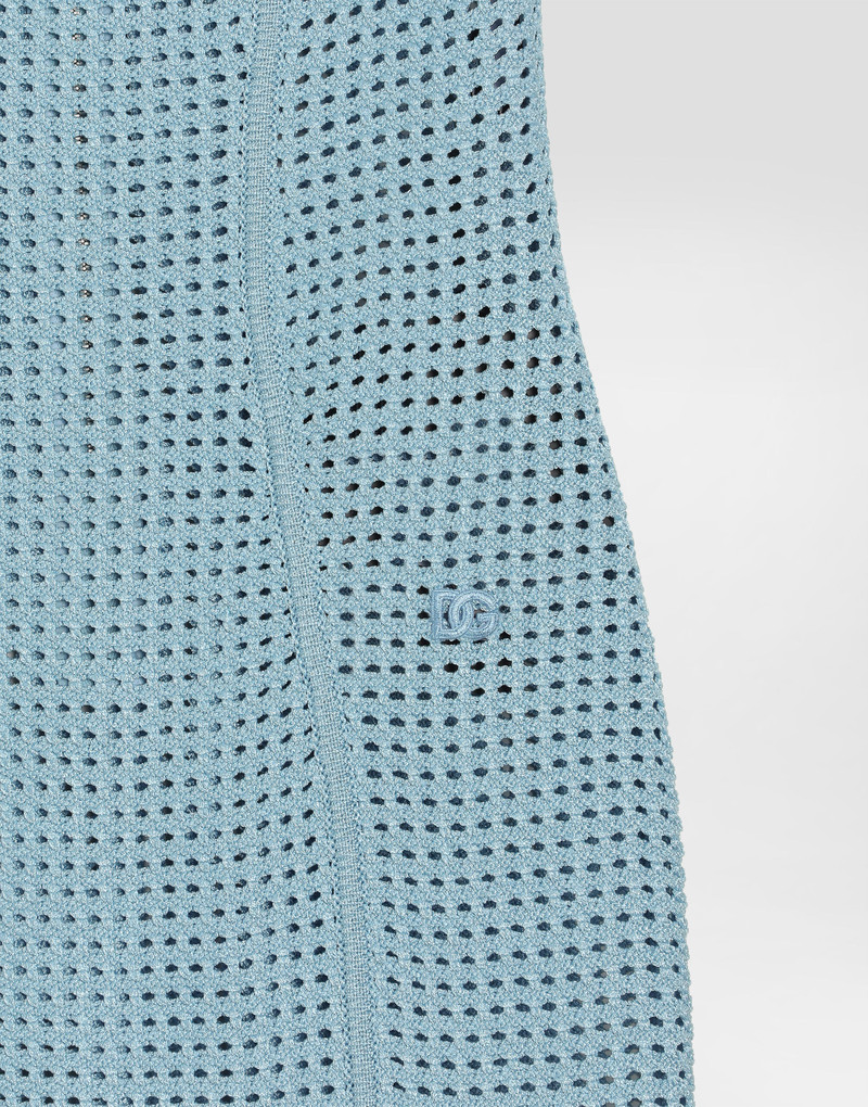 Openwork knit bustier dress 3