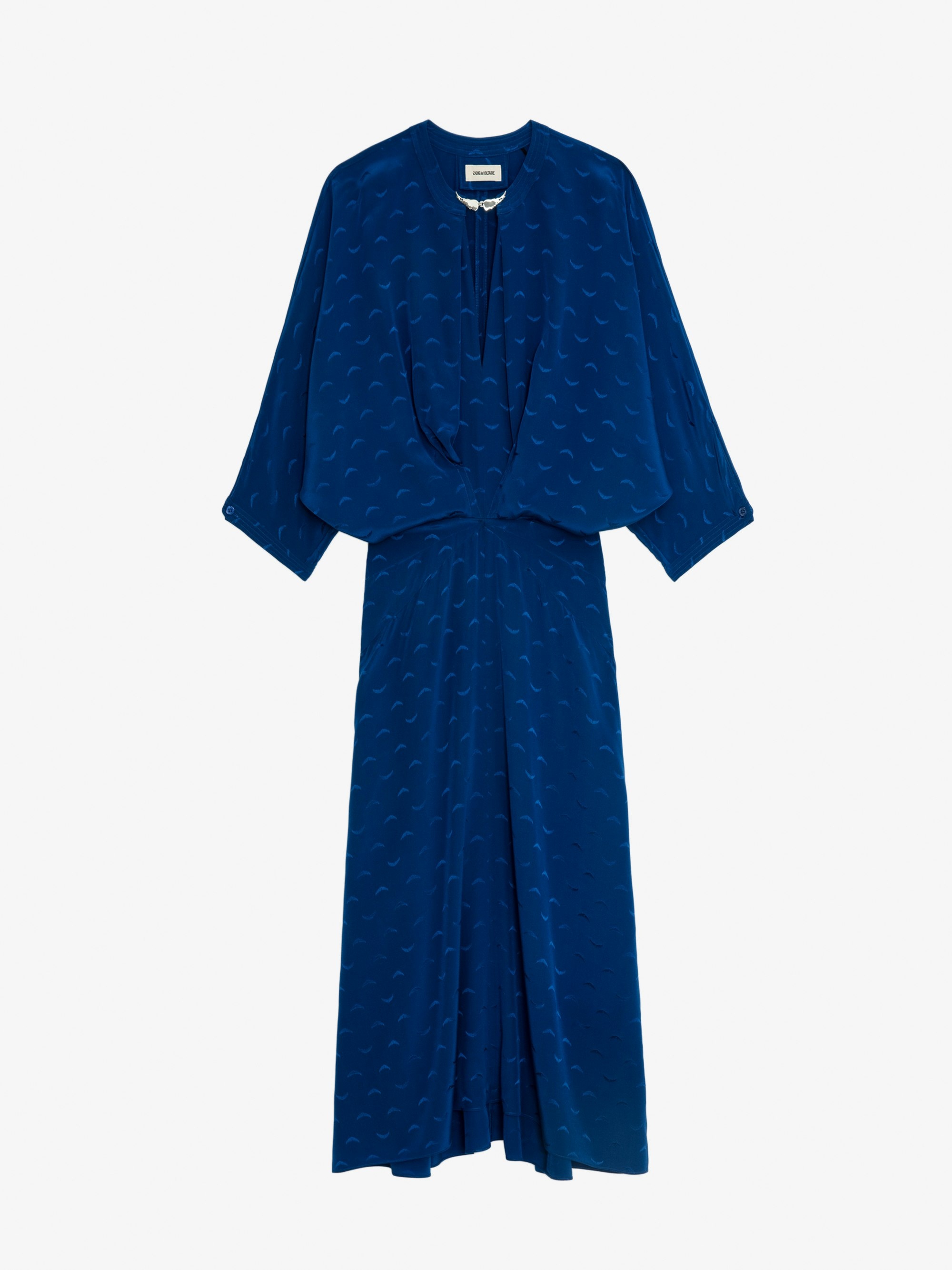 Ritany Jacquard Silk Wings Dress - 1