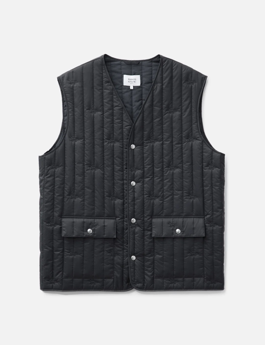 SLEEVELESS QUILTED VEST - 1