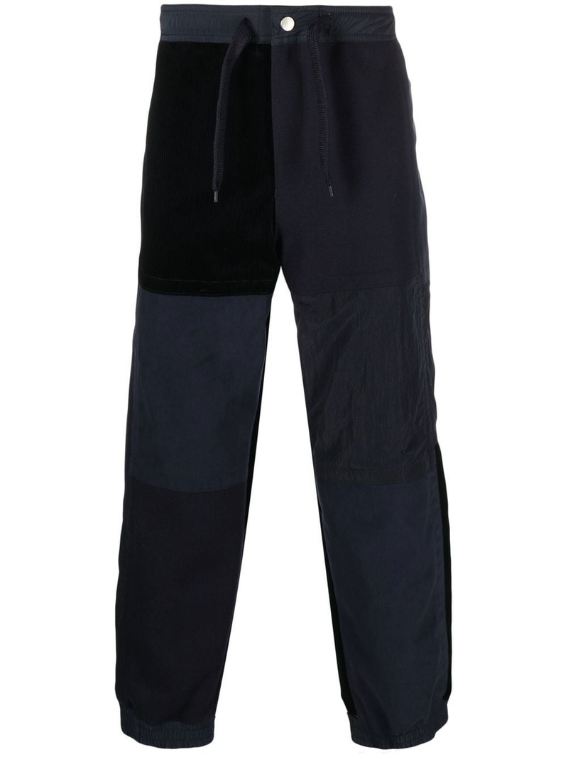 panelled straight-leg trousers 1